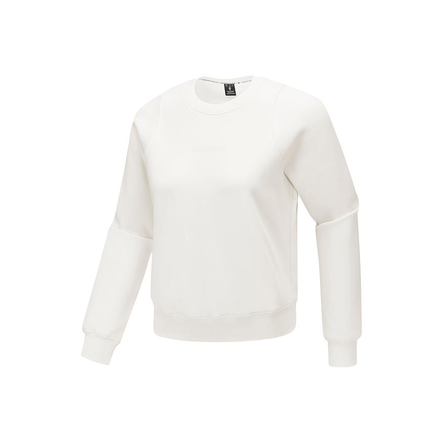 Skechers Solid Color Warm Casual Soft Comfortable Pullover Sweatshirt Women tops P425W075-0074