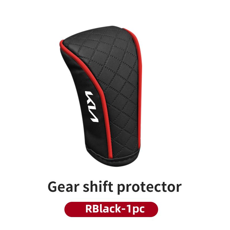 Auto Schalthebel Abdeckung Leder Handbremse Hülle Zubehör für KIA Ceed Sportage Rio K5 Optima Cerato Proceed Venga Sedona usgm40