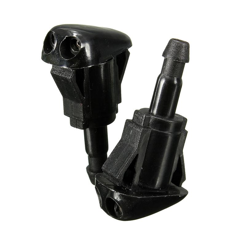Car Universal Front Windshield Wiper Nozzle Water Fan Spout Cover Washer Outlet Adjustment Jet Sprayer Sprinkler