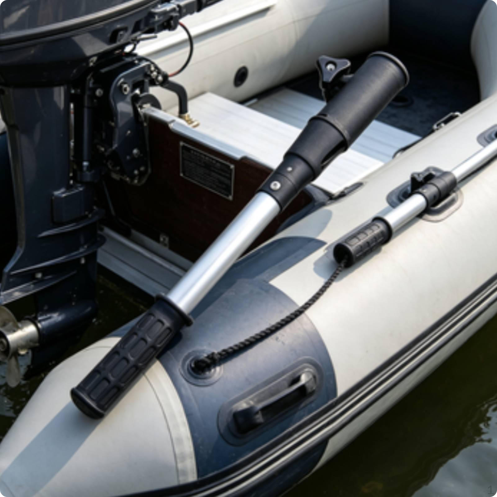 Outboard Tiller Extension Handle Extendable Throttle Rod Adjustable Inflatable