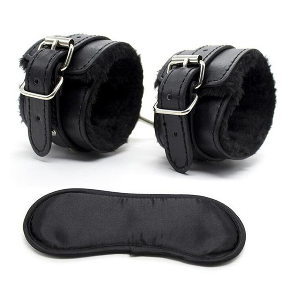 Sexy Women's Underwear Leather Body Harness Bondage Handcuffs Erotic Suspenders SM Sex Toys for Two Couples 18+ Adult Games