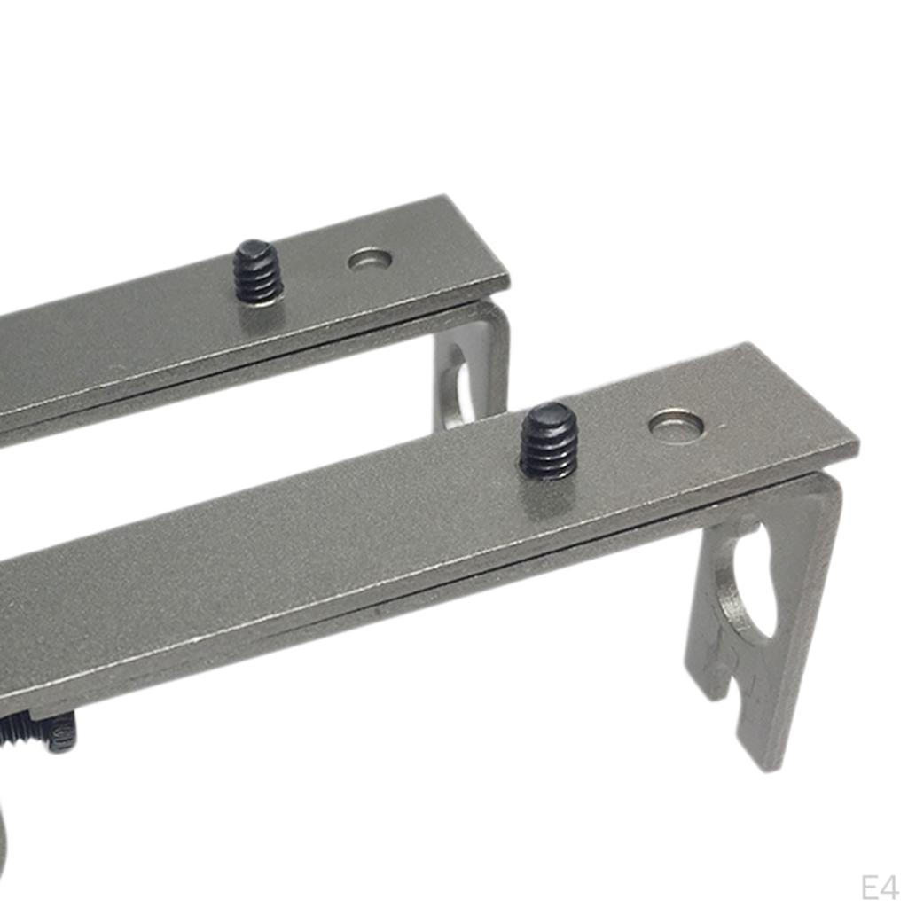 10-13cm Adjustable Curtain Rod Bracket Wall Mounted Drapery Pole Holder
