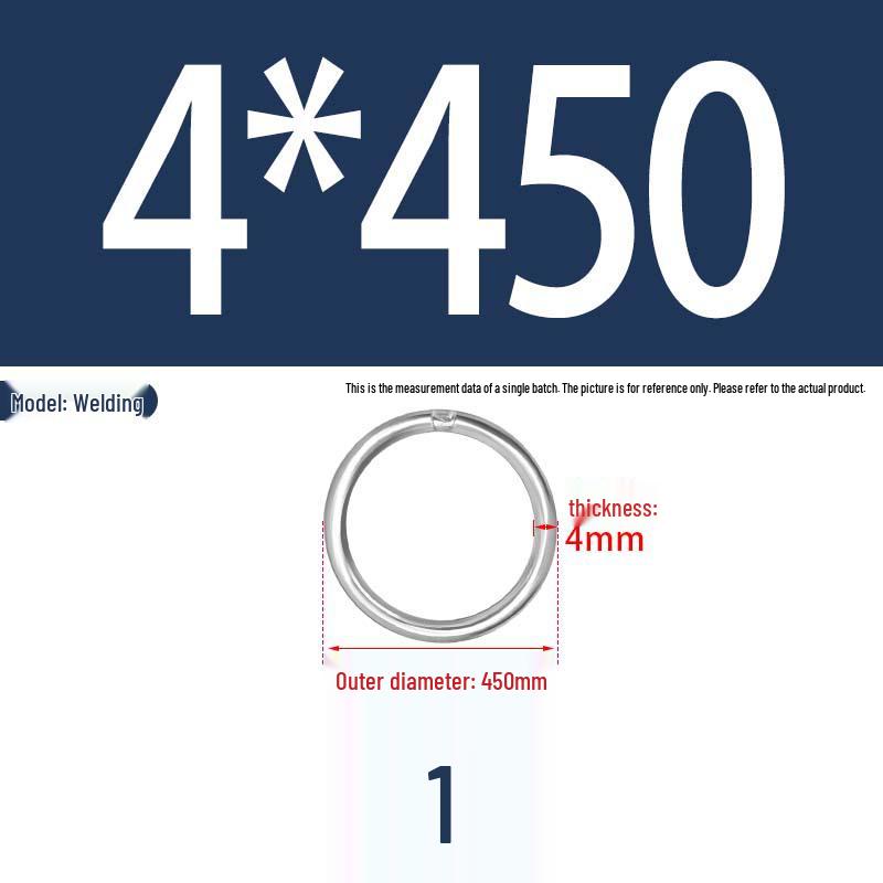 304 Stainless Steel Seamless O-Ring for Lifting and Hammock Yoga Connection
