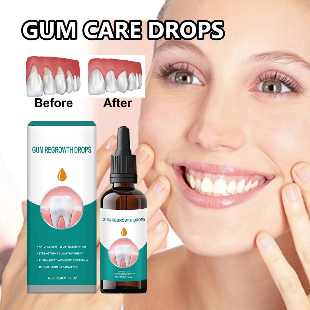 Gingival Repair Drops Quickly Repair of Cavities Caries Teeth Whiten Remove Yellow Plaque Stains Relieve Gums Decay Toothpaste