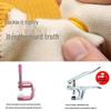 Snap Button Baby Clothes: Four-Hole Invisible Resin Buckle for Babies, No-Sew Design.