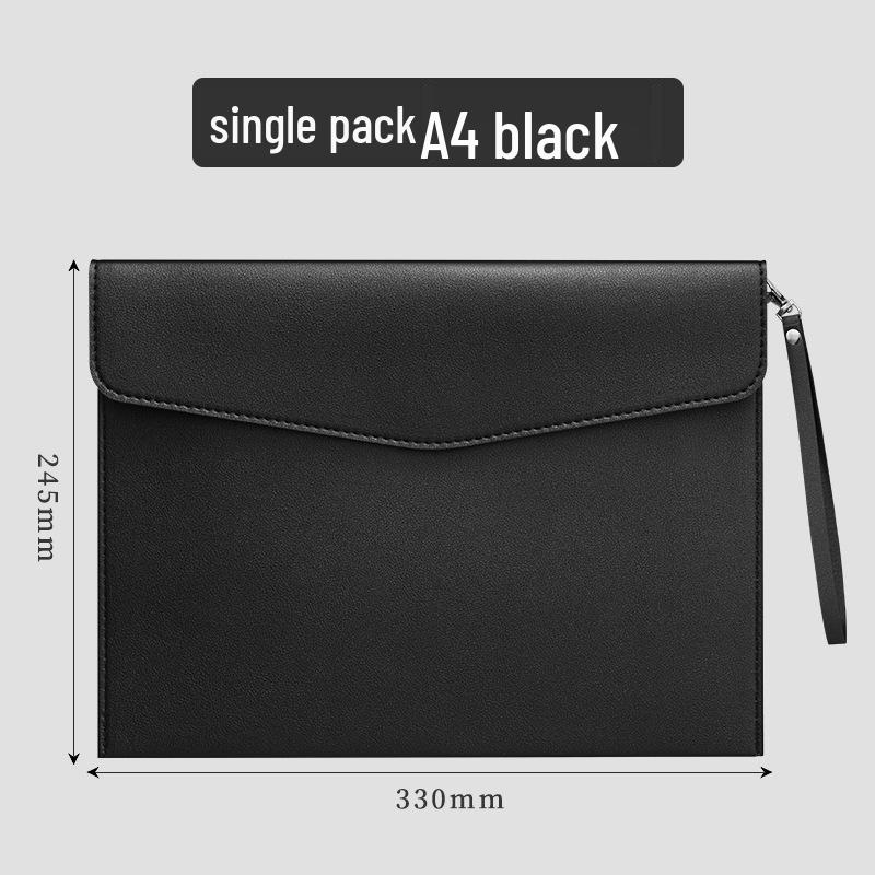 A4 Leather Business Conference Folder with Custom Logo