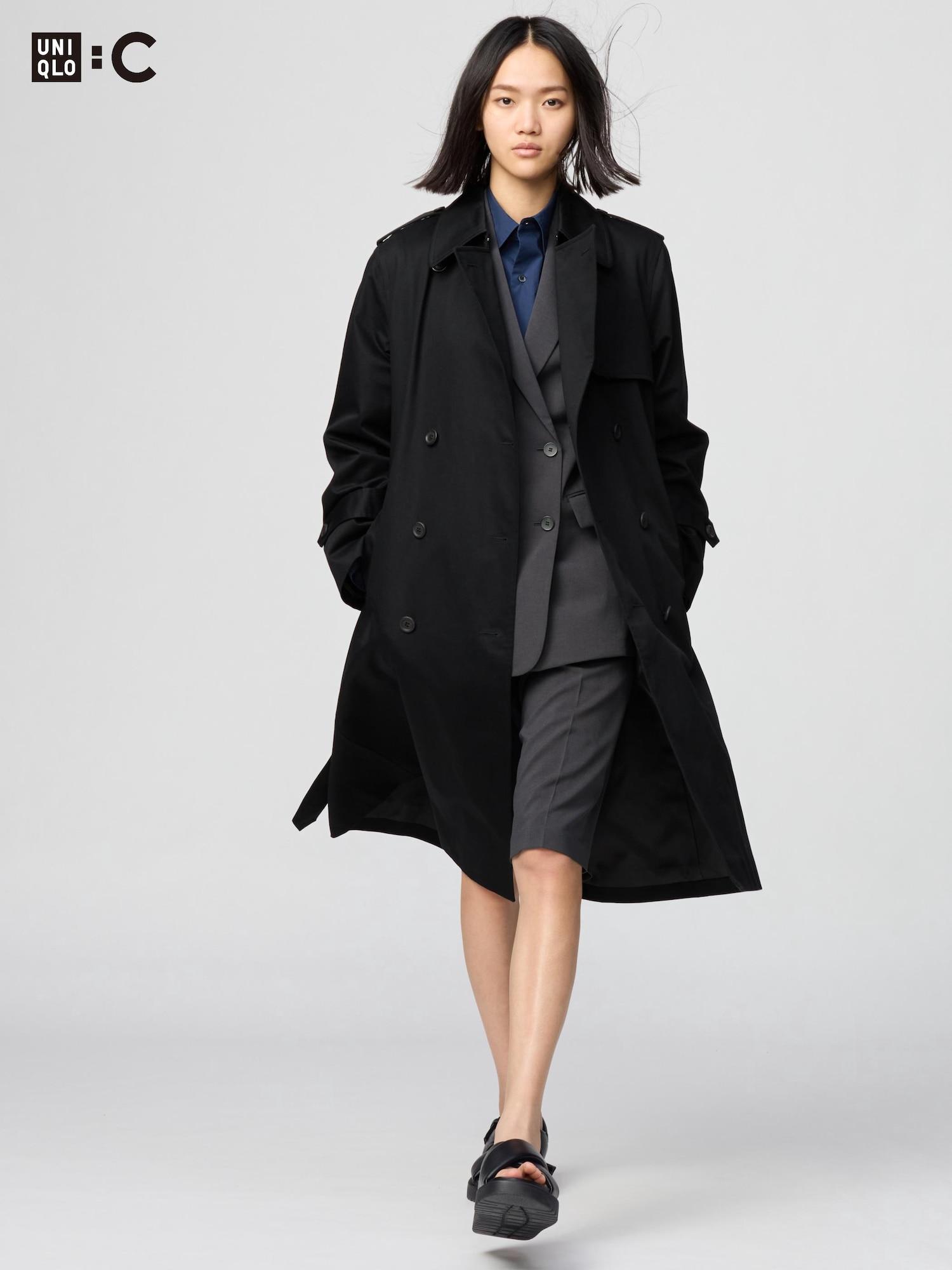 

Uniqlo Japan Trench Coat 09 BLACK/XS