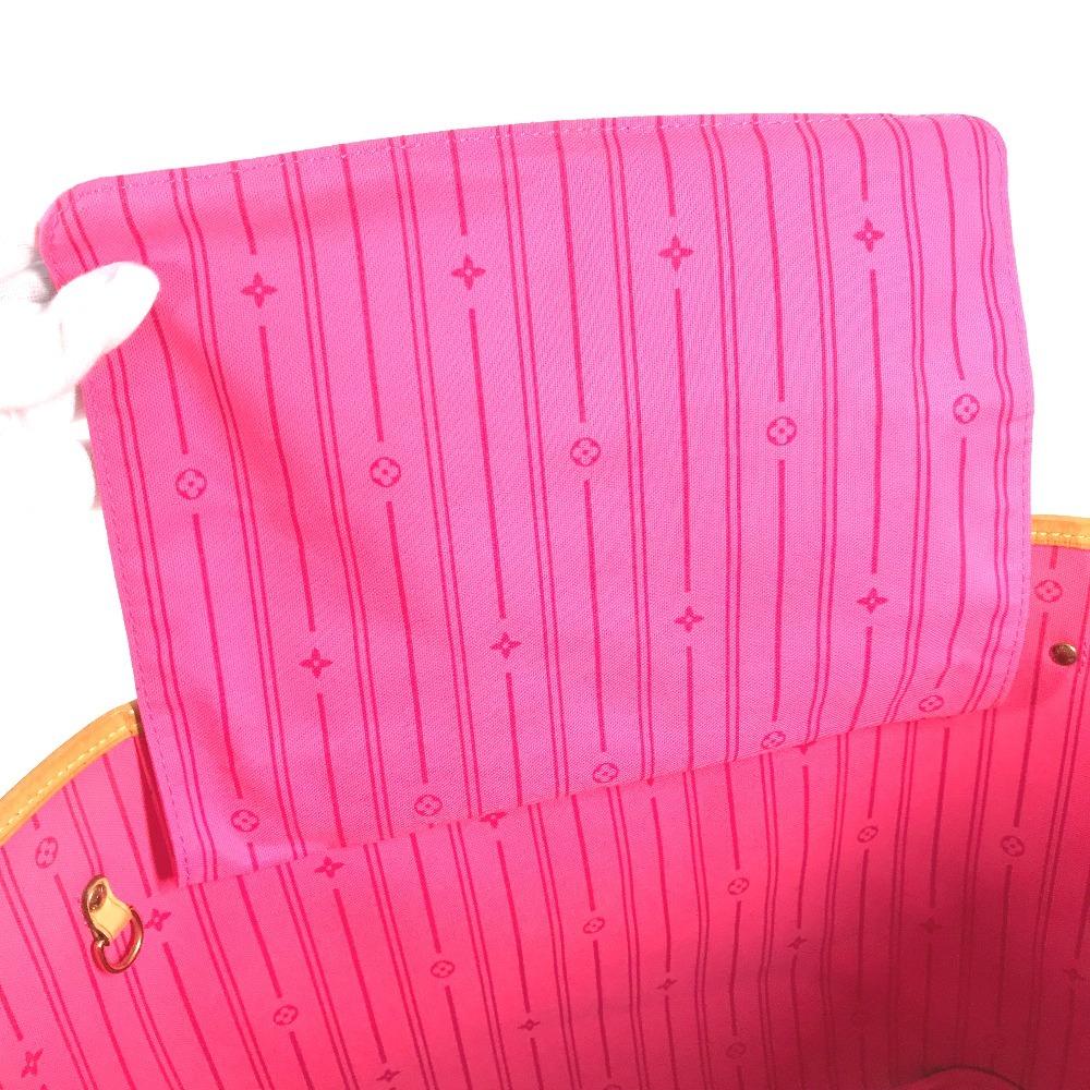 Louis Vuitton  M48613 Monogram Rose Neverfull MM Shoulder Bag Tote Bag