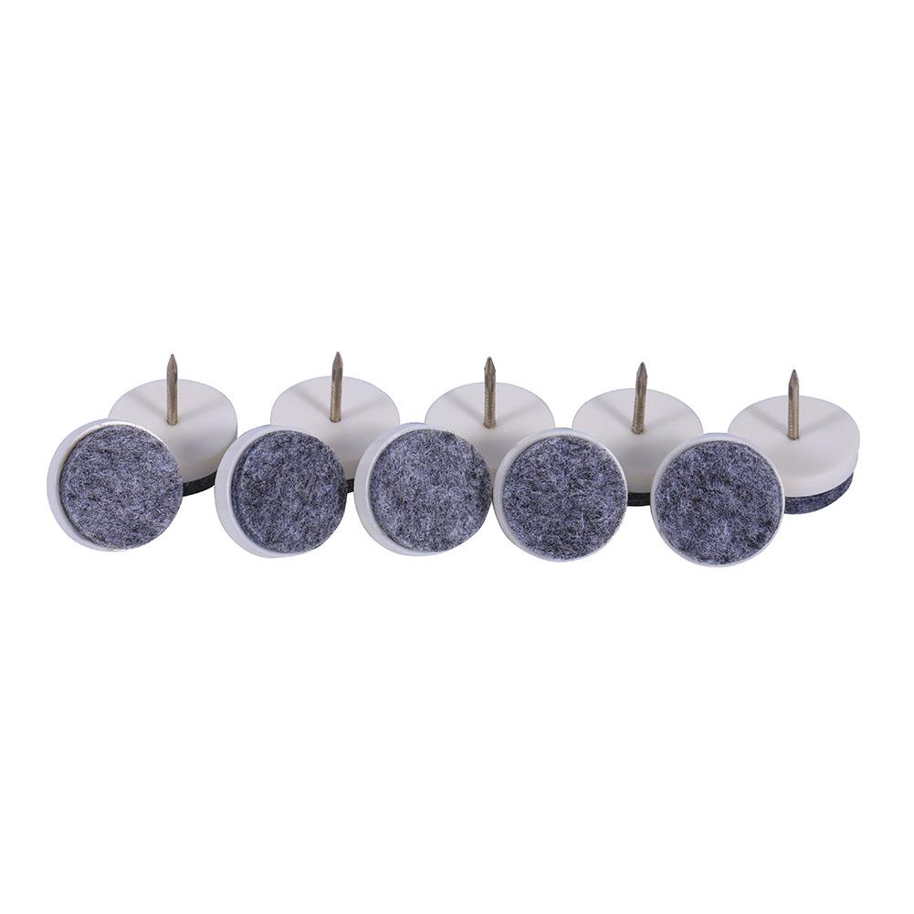 20PcsCelsiusSet 20mm Furniture Floor Felt Nail Pad Chair Table Leg Felt  or (Brown)