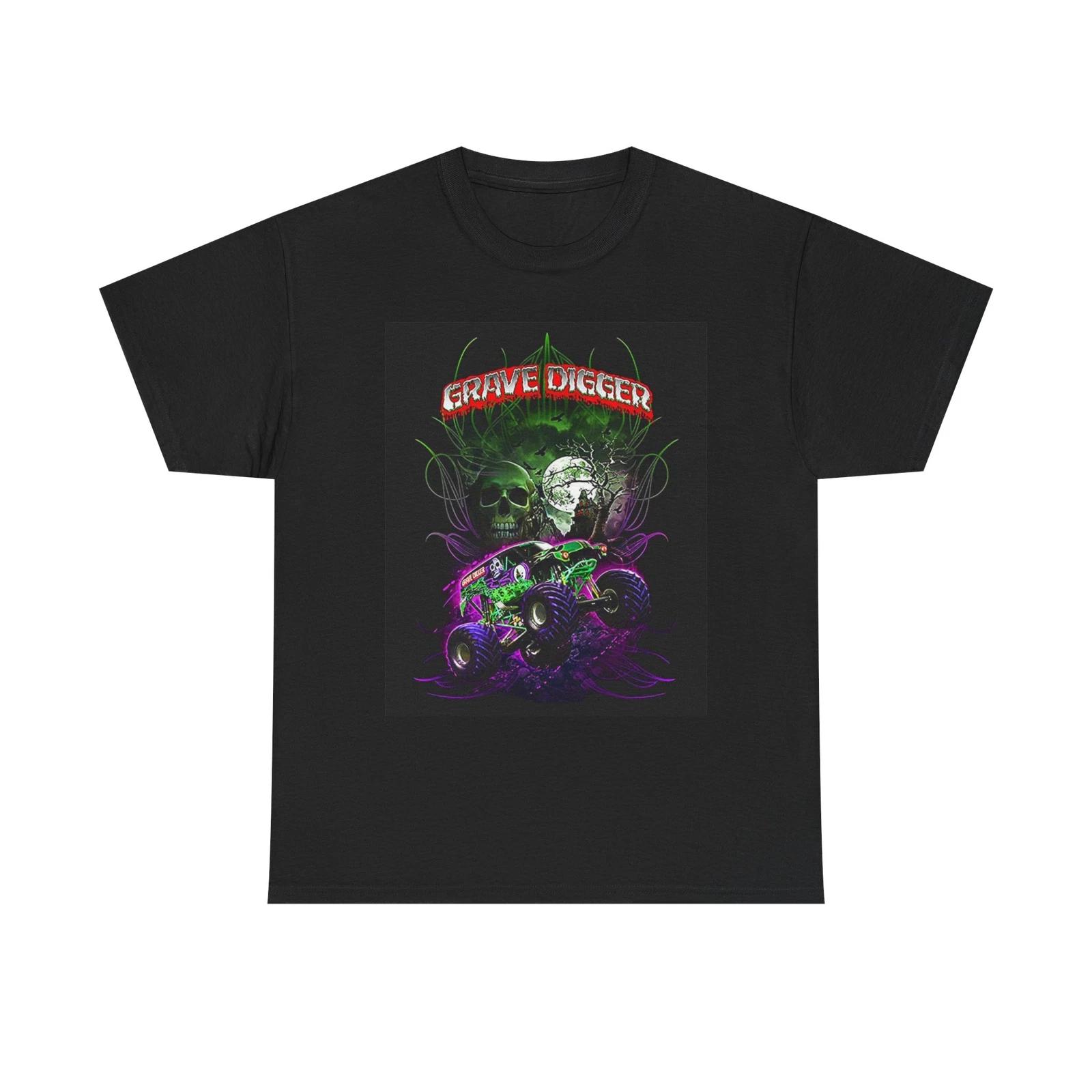 Men s and Women s T-shirts Grave Digger Graphic XXXL