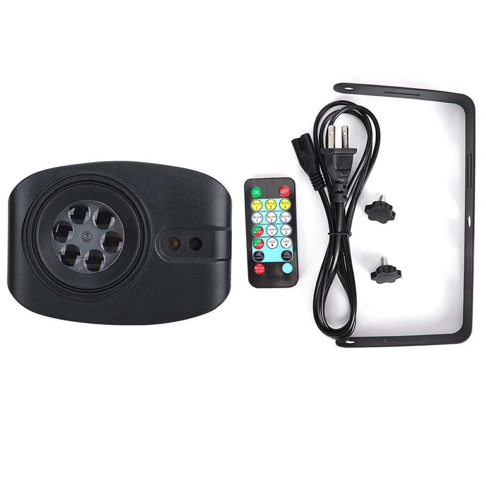 

Clear Patterned Projection Light Colorful Rotating Voice Control Stage Light