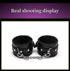 Adult Plush Handcuff & Foot Cuff Restraint Set with Cross Buckle
