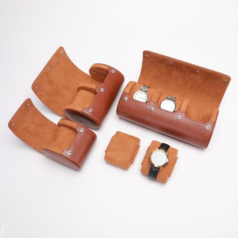 Watch Storage Box Watch Roll Case Watch Jewelry Organizer PU Material for Watch