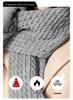 European Winter Knit Wool Hat, Scarf & Gloves Set