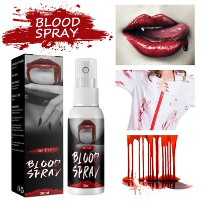 Fake Blood Gel Tube Horror Fancy Dress Costume Decoration Halloween Party Joke Red Plasma Spray 30ml