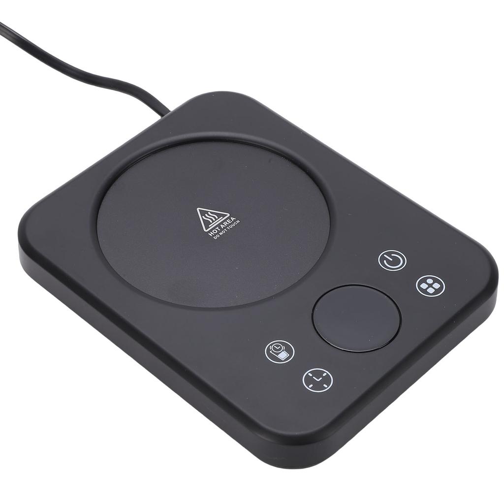 Підігрівач для кухля 36 Вт 9 налаштувань температури 12-годинний таймер Автоматичне вимкнення Електричний підігрівач для напоїв, чаю, води, молока