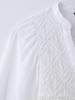 Spring 2025 European & American Style Women's Embroidered V-Neck Top