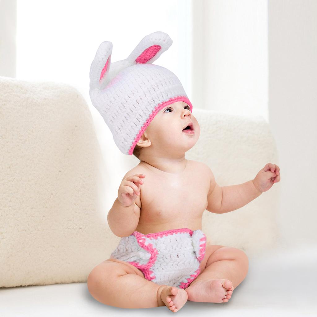 Newborn Baby Photography Props Cute Shape Photo Costume Infants Hat Pants