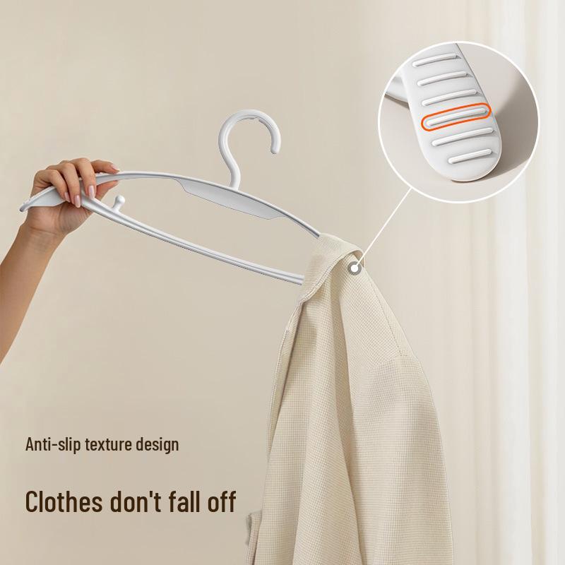 Seamless Wide Shoulder Non-slip Clothes Hanger for Adults - Thickened for Dormitory and Household Use.
