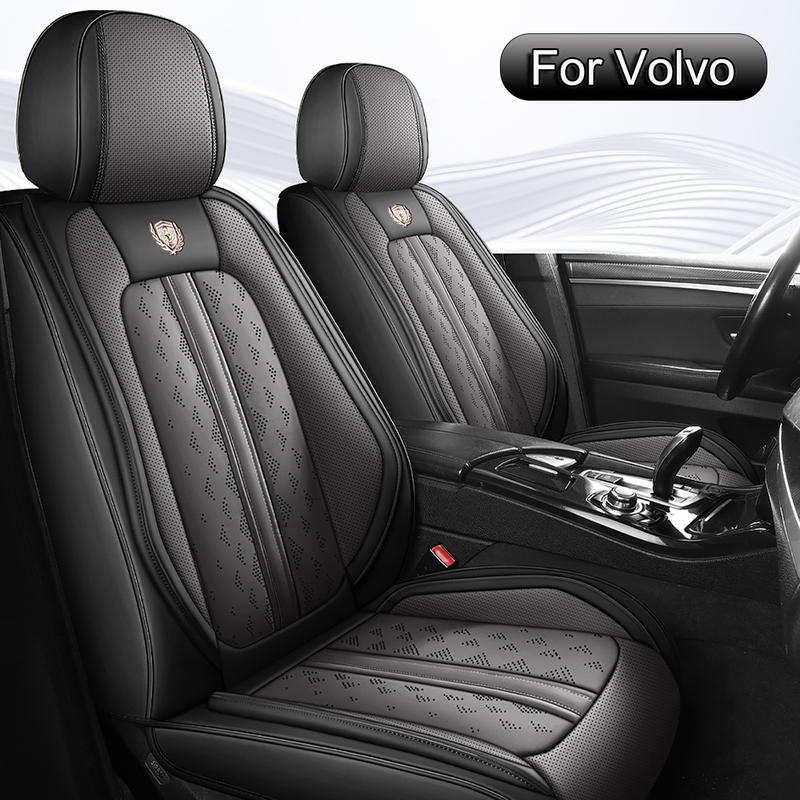 

Car Seat Covers Full Set PU Leather, Fit for Volvo XC60, XC40, S60, XC90, EX40, Car Seat Protector Front Back Seats Artificial leather темно-синий