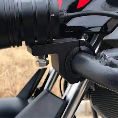 22mm-32mm 2025 New for ATVs Motorcycles Handlebar Mount Bracket Spotlight Clamp Outdoor Usage Sleek Metallic Finish