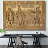 Egyptian Hieroglyphic Murals, Canvas Paintings, Stone Carvings of the Queen Hatshepsut Temple, Pharaoh Posters, Ancient Egypt
