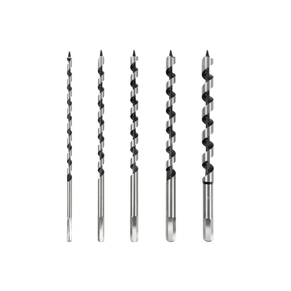5pcs Hexagonal Handle Woodworking Roller Drill High Hardness Reaming Tool Center Drill  Carpenter