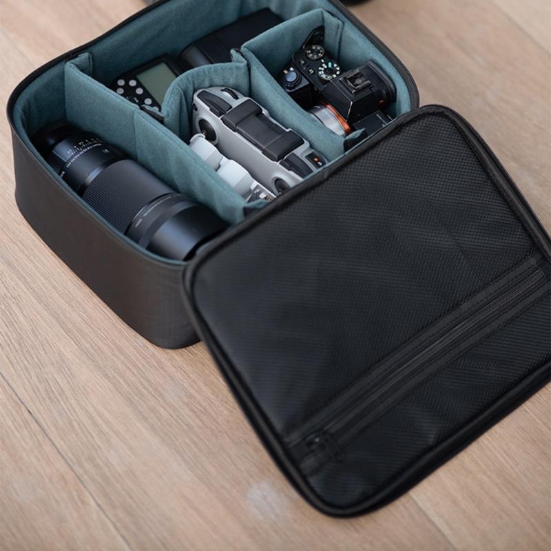 Shockproof Nylon Camera Bag Case for Outdoor Photography with DIY Dividers and Wear Resistant Fabric Feature
