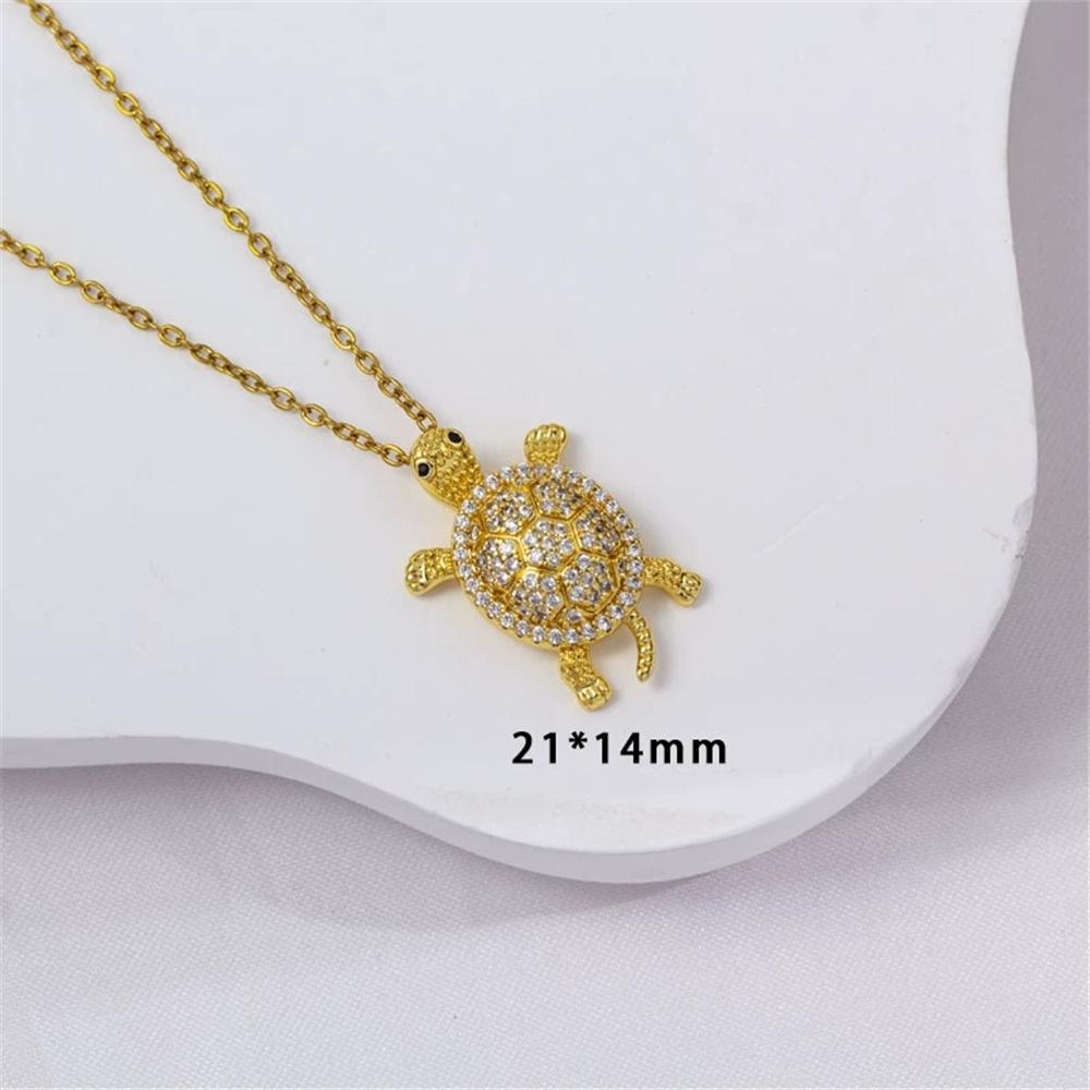 

Милый женский маленький кулон-черепаха, ожерелье, винтажный серебристый цвет, свадебное, для женщин