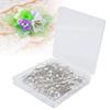 200Pcs 55mm Size Straight Pin Silver Brooch Pin Ornament Fastener Safety Pin  Quilting Craft