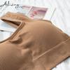 Frauen Tank Top Sexy Crop Tops Leibchen Massage Pad Unterwäsche Weibliche Crop Top Backless Ärmel Intimate Dessous Femme