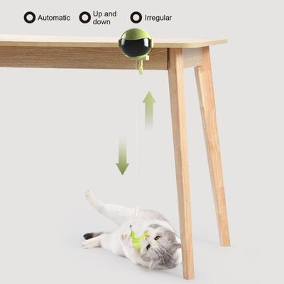Door Hanging Electric Cat Feather Toy Smart Self Play Cat Teaser Toy Automatic Cat Toy with Feather Fluffy Ball And Tassel for Indoor Cats