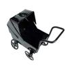 Mini Size 1:12 Dollhouse Miniatures Wrought Iron Doll Pram Toys Baby Stroller Model  Collection Toy