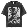 Akame Ga Kill! Shirt Vintage Washed Unisex Oversized Anime Streetwear Soft Cotton Short Sleeve Tee Gift Clothing Tops Hot Sale