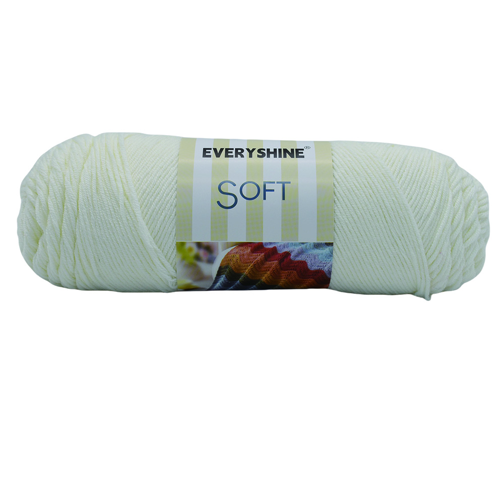 Balení 2 přadení akrylové příze (190g/6.7oz, 380m/416yd) – Vícebarevná příze střední tloušťky pro pletení a háčkování – Měkké mléčné vlákno pro amigurumi,
