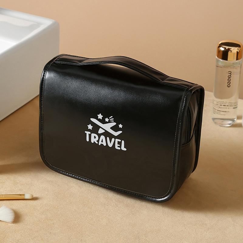 Tragbare Kosmetiktasche mit großem Fassungsvermögen und Haken-Organizer, Kulturbeutel, Make-up-Tasche für Damen und Herren, Reisetaschen für den geschäftlichen Gebrauch