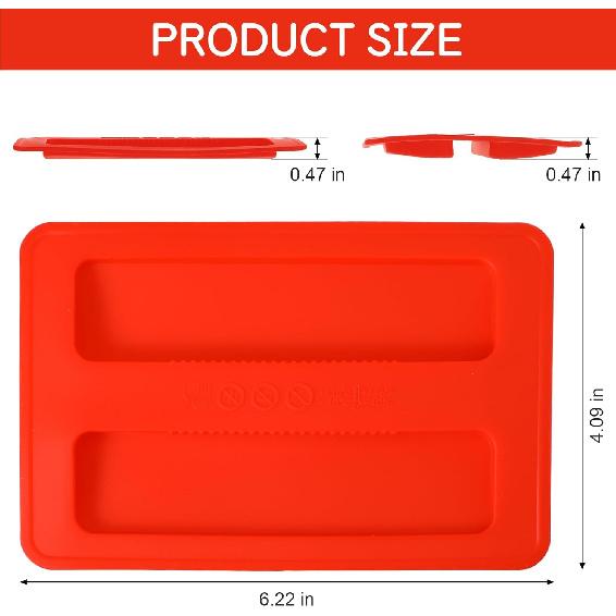 2 Pcs Toaster Cover 2 Slice Silicone,Silicone Toaster Covers 2 Slice Wide Slot,Reble Toasters Covers 2 Slices for Bread Maker,Sandwich Machine Part