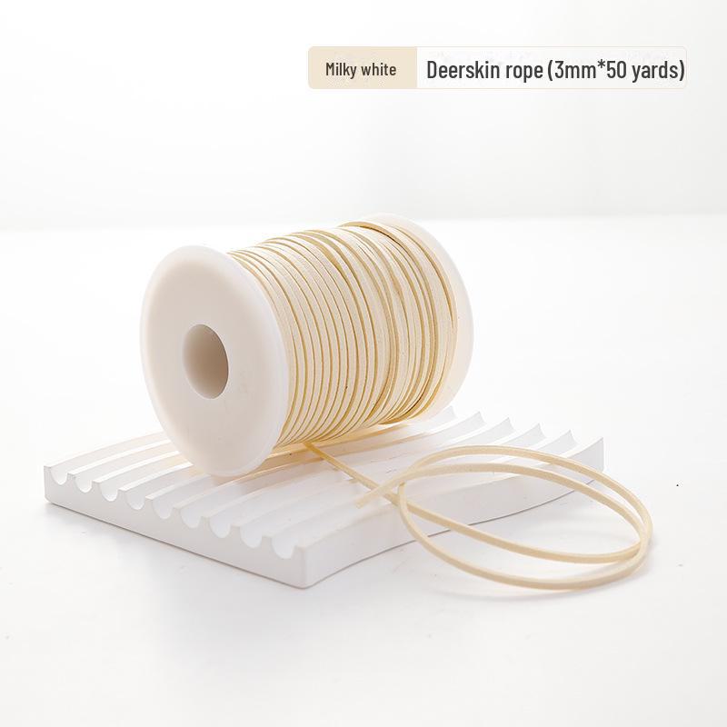 Koreanisches Hirschleder Wildleder Blumenband & Samt Schleife für DIY Dekoration