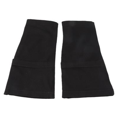 1 Pair Soccer Shin Guards Sleeves Prevent Slip Double Layers Football Compression Calf Sleeves L