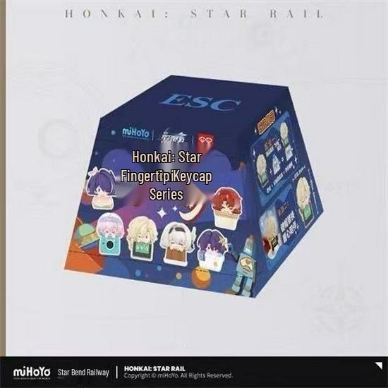 Доступный: Оригинальный miHoYo Honkai: Star Rail Yelan Liuying Колпачок для клавиш Fingertip Vol. 2