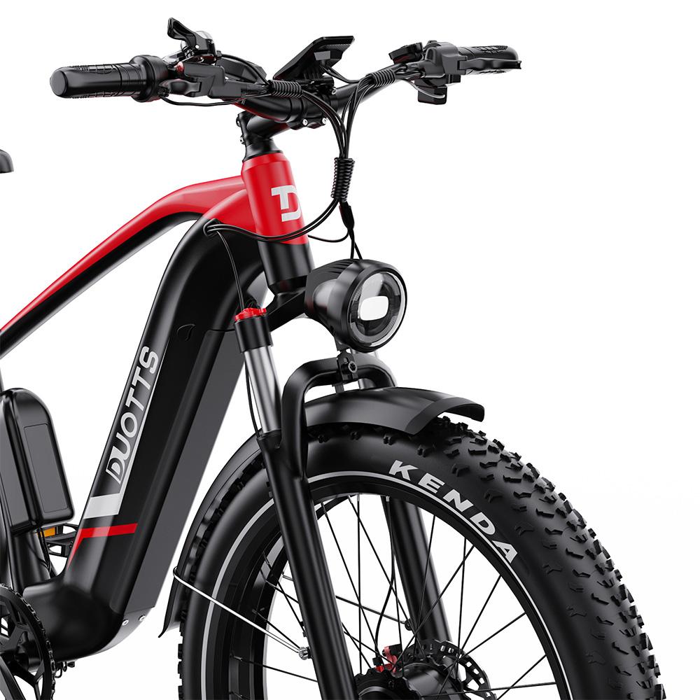 Elektrische Fiets DUOTTS F26 20" Dikke Banden 750Wx2 Dubbele Motor Elektrische Fiets Voor Volwassenen 48V 20AH LED Display Maximaal Bereik 100Km Maximale Belasting 150Kg
