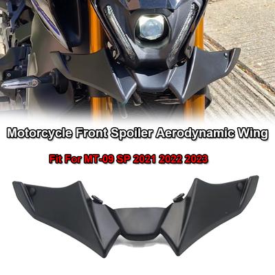 Fit For YAMAHA MT-09 SP MT09 MT 09  2022 2023 Motorcycle Naked Front Spoiler Winglet Aerodynamic Wing Kit Spoilers