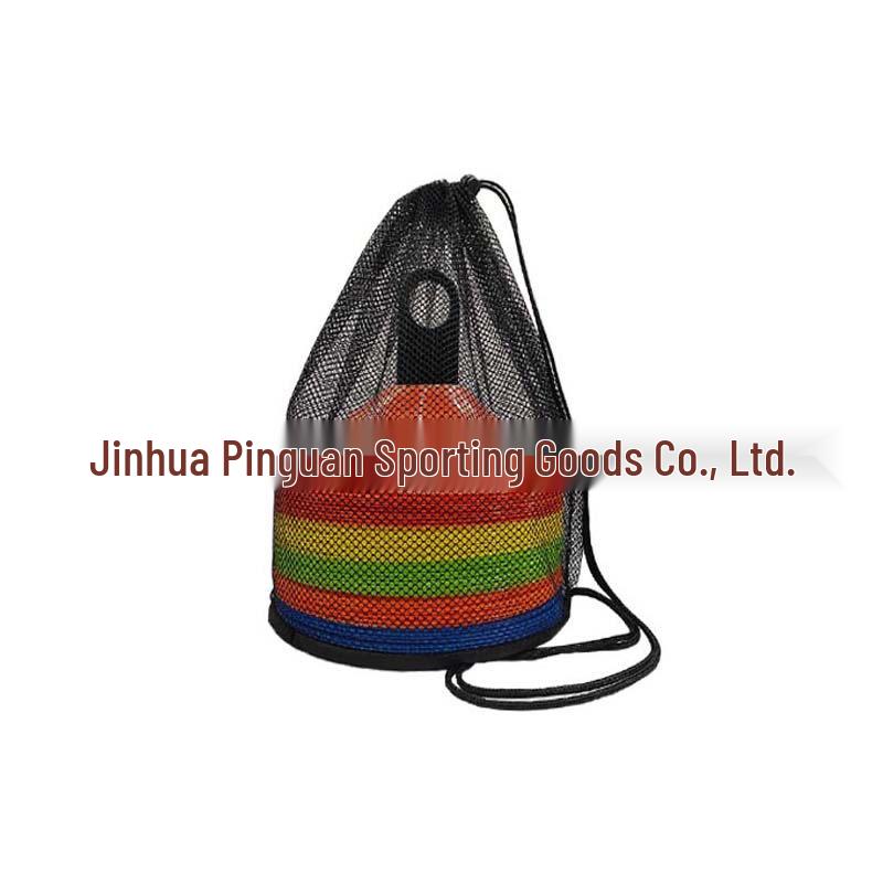 Logo Drawstring Net Bag for Football Training Equipment