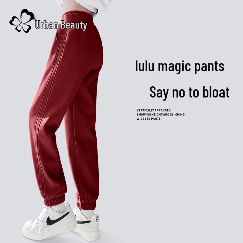 Women's 2025 Spring/Autumn High-Waist Straight-Leg Casual Pants