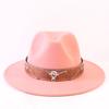 Popular European and American Classic Simple Flat-brimmed Top Hat Men's and Women's Fashionable and Elegant Versatile Jazz Hat Top Hat