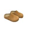 Korean version of bag head slippers women's inner 2025 new spring and autumn fashion thick bottom matte Piboken half slippers