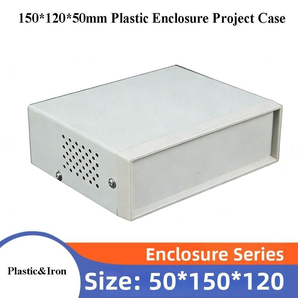 150*120*50mm Enclosure Project Case Plastic&Iron Electronic Module Box Instrument