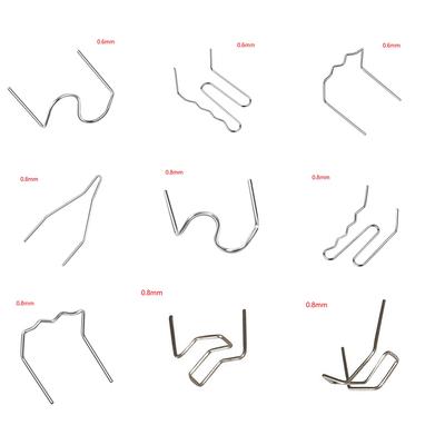 100PCS 0,6/0,8 mm horká svorka pro nárazník auta pro svařování plastů