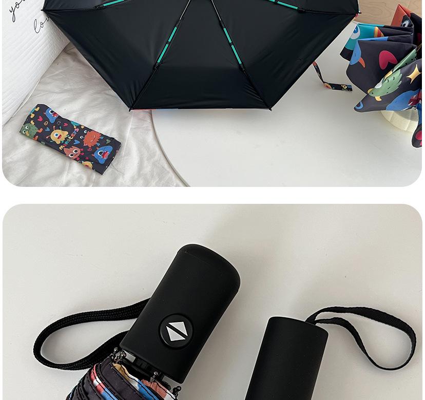 Niedlicher Cartoon Kinder Automatikschirm: Sonnen- und Regenschutz mit UV-Schutz