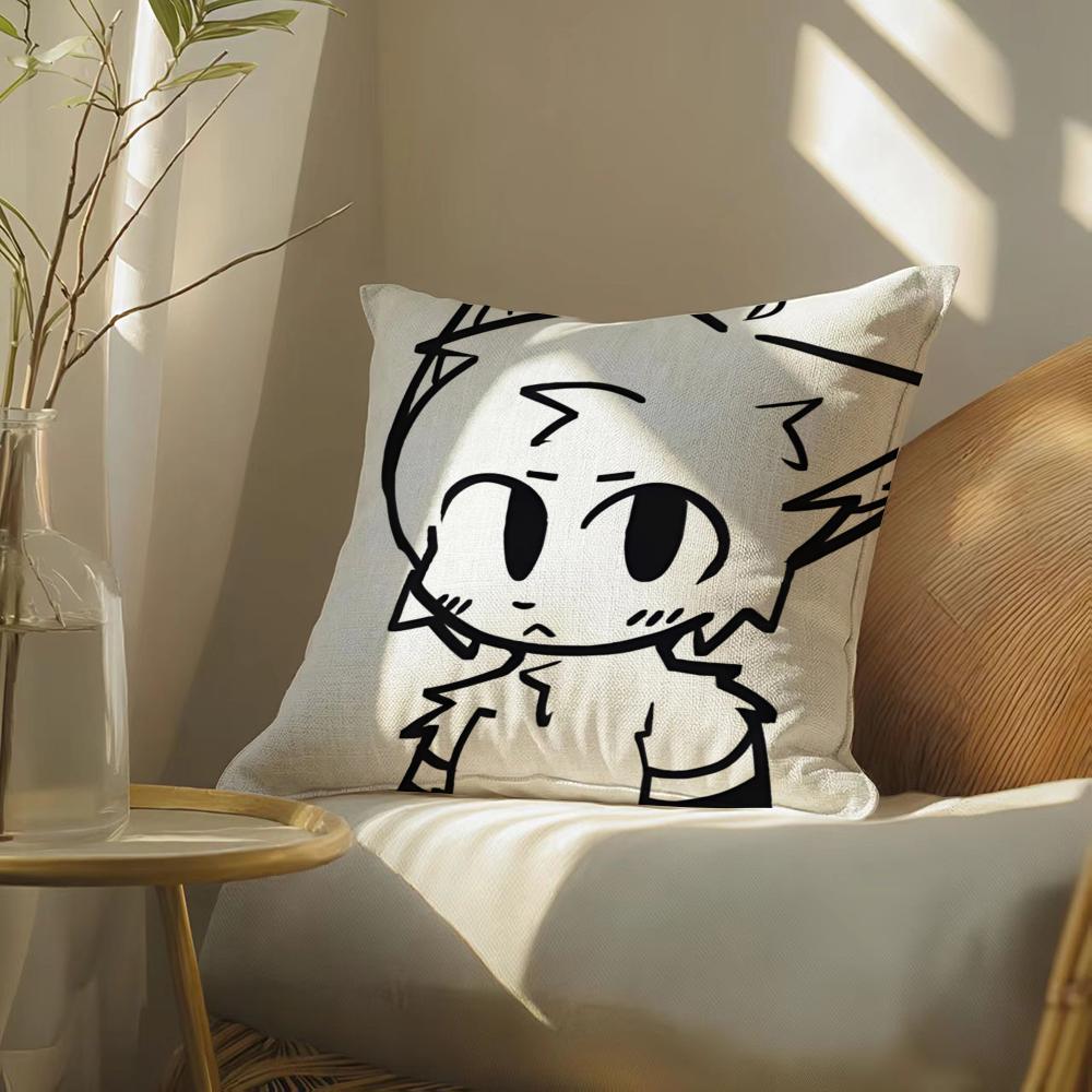 Boykissersillycatcute Pillow Case Pillowcase, Double-Sided Printed, Sofa Cushion, Bedroom Headboard